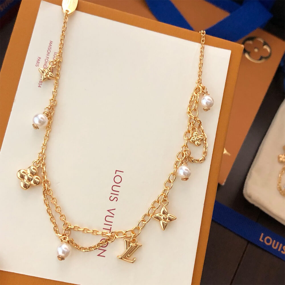 LV Blooming Pearls Necklace