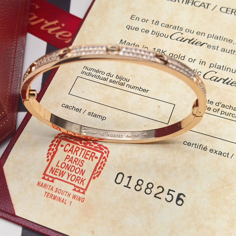 Ca*t1er LOVE bracelet