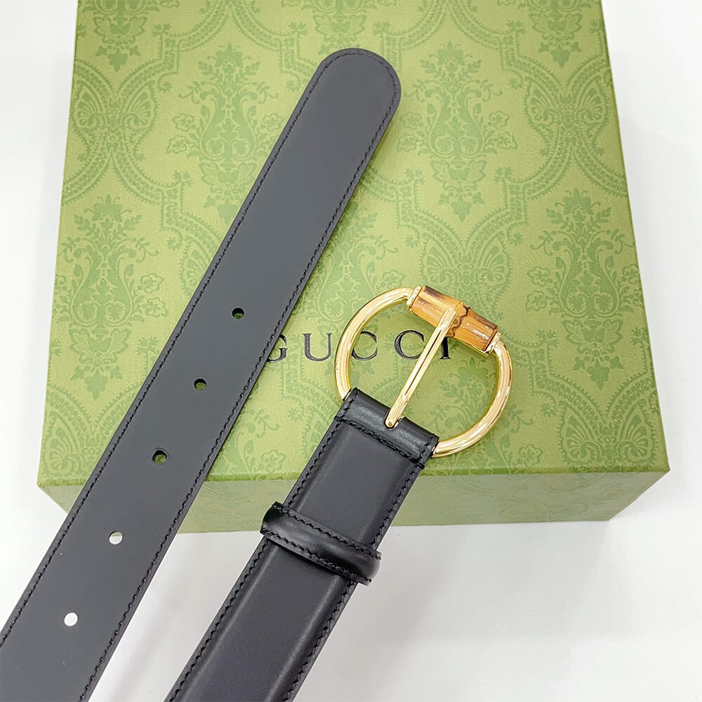 Gvc*1 belt with bamboo detail buckle