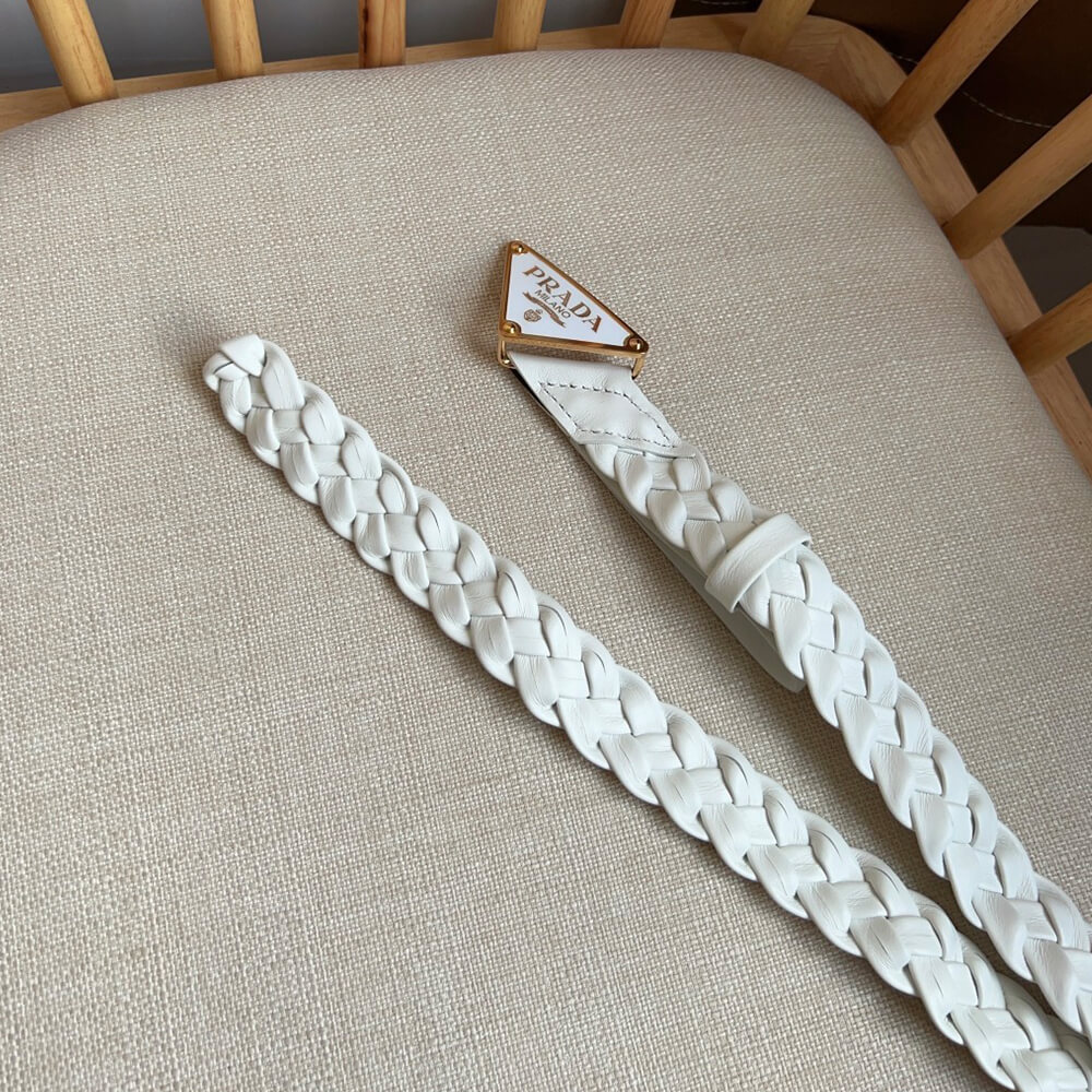 Pra*a Nappa leather belt
