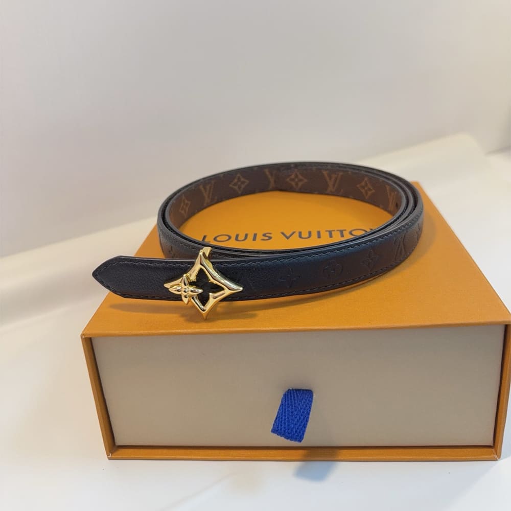 LV Flowergram 20mm reversible belt