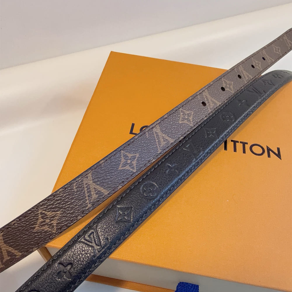 LV Flowergram 20mm reversible belt