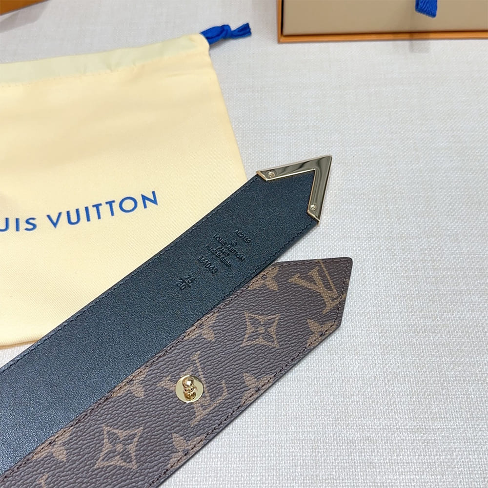 LV Tie The Knot 45mm leather belt(HIGH-END GRADE)