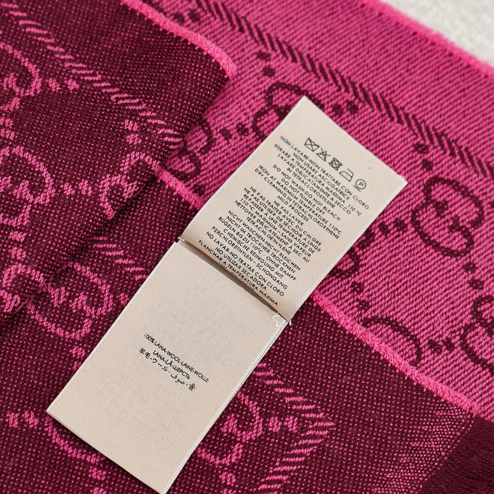 Gvc*1 GG wool scarf