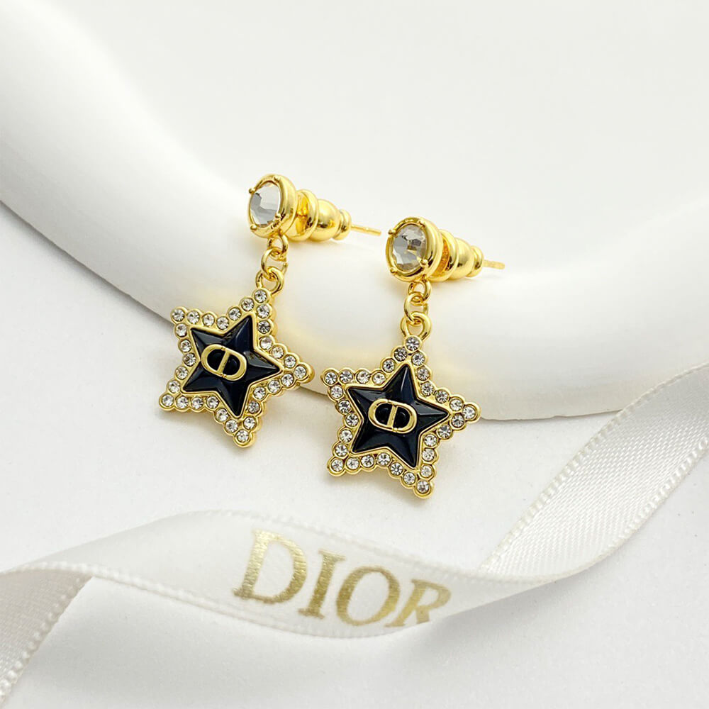 D10r Petit CD Lucky Baroque Earrings