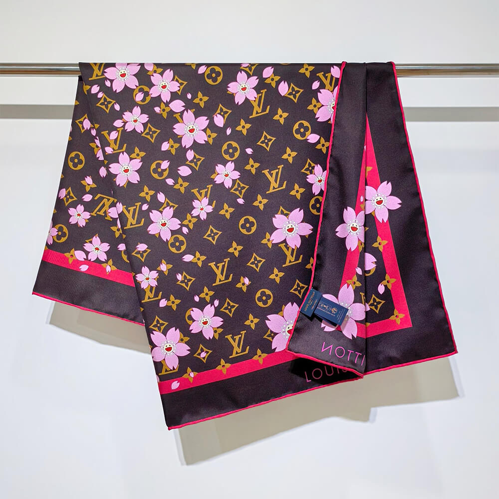 LV x TM Monogram Cherry Blossom Square 70