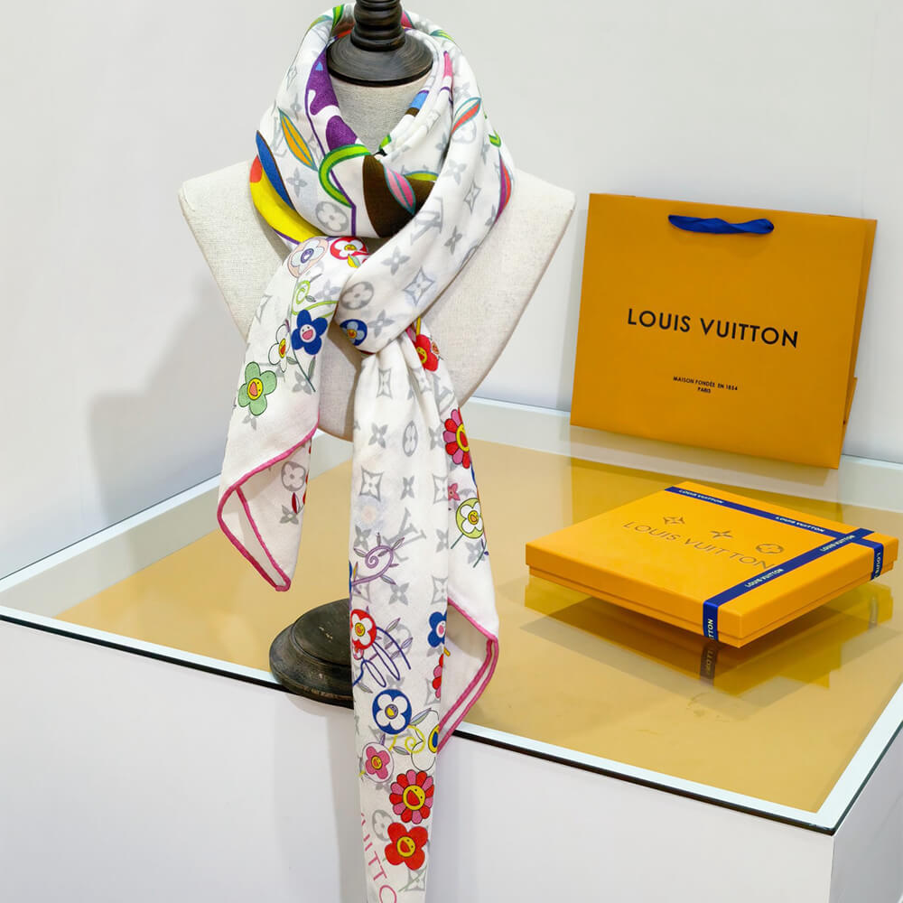 LV x TM Monogram S*perflat Shawl