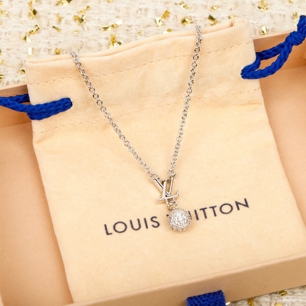 LV Iconic L0visa Strass Necklace