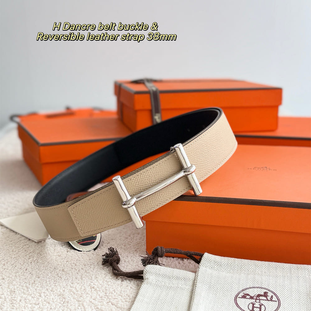 H**me5 H d’Ancre belt buckle & Reversible leather strap 38 mm