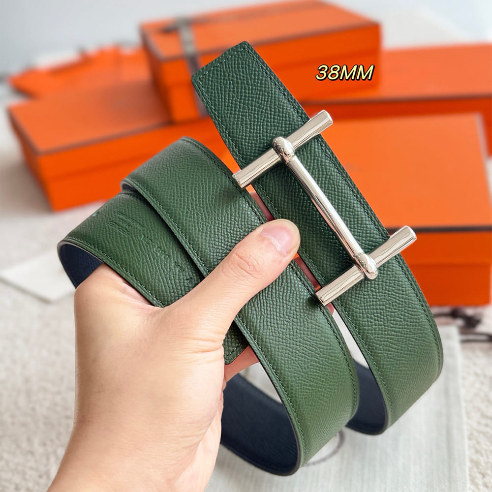 H**me5 H d’Ancre belt buckle & Reversible leather strap 38 mm