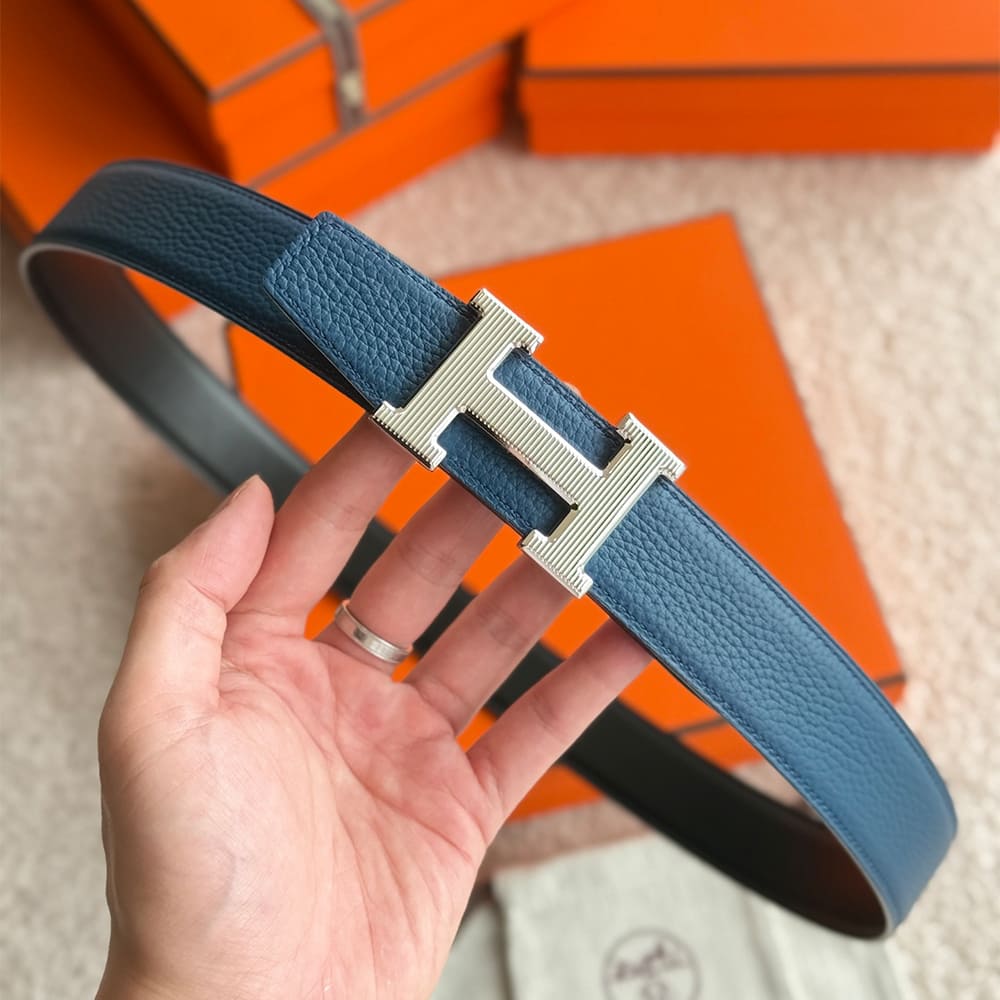H**me5 Fibbia da cintura H Stri??e & Pelle reversibile per cintura 32 mm
