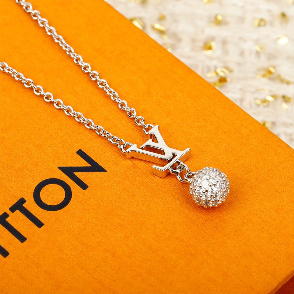 LV Iconic L0visa Strass Necklace