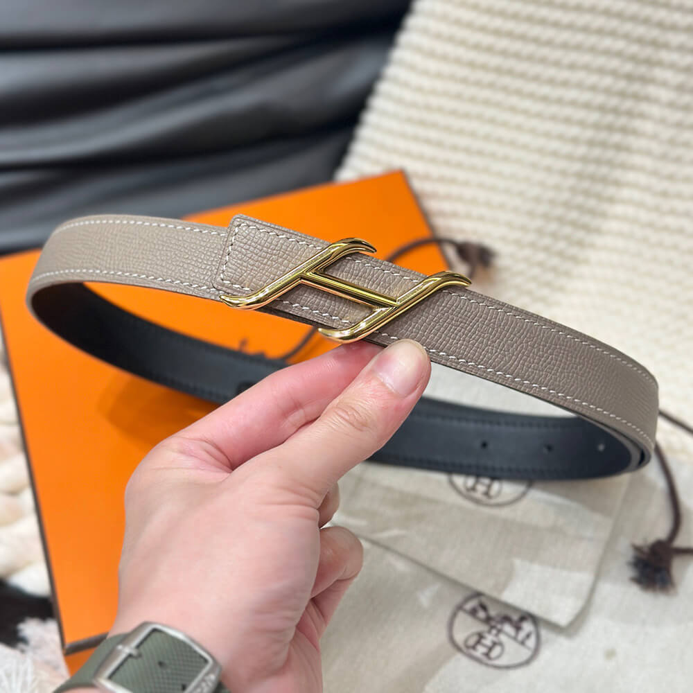 H**me5 HDN BELT BUCKLE & REVERSIBLE LEATHER STRAP 24MM
