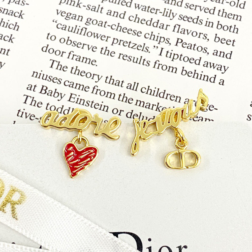 D10r D10rAMOUR JE VOUS ADORE EARRINGS