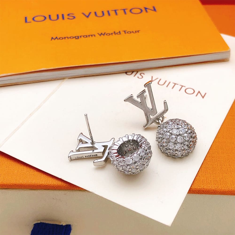 LV Iconic L0visa Strass Earrings