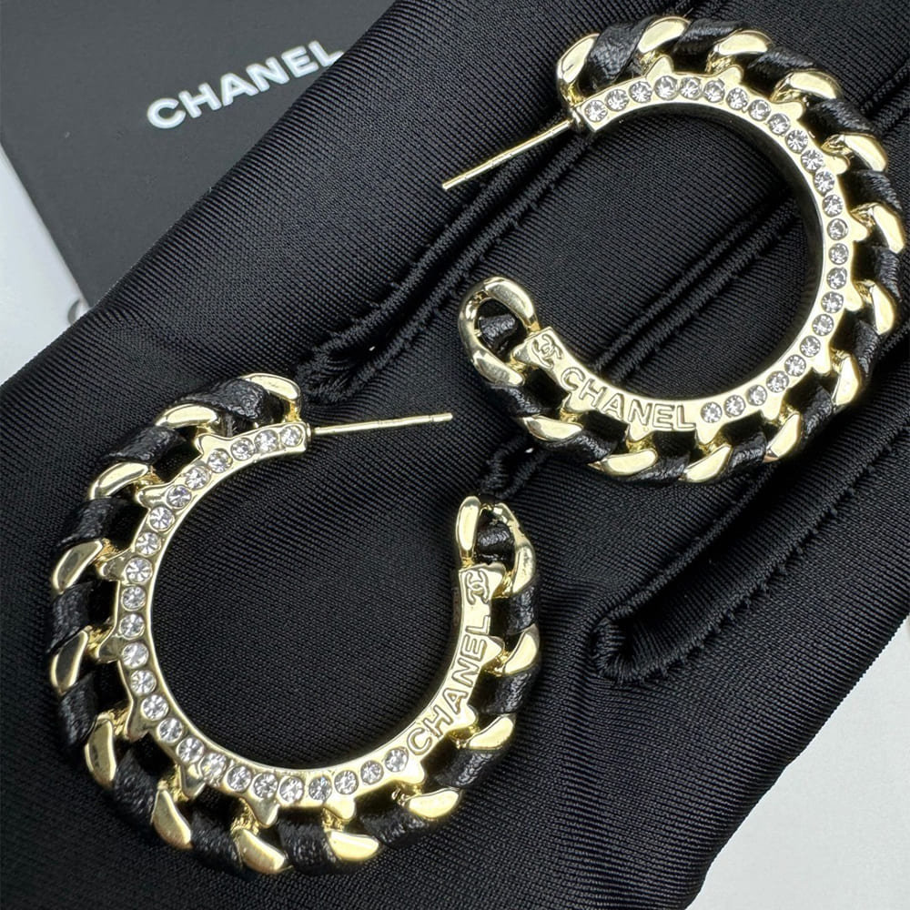 Ch**el Hoop Earrings