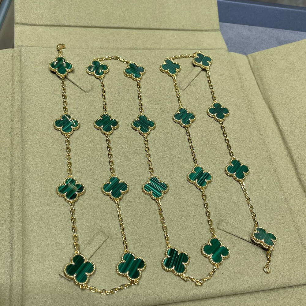 VCA Vintage Alhambra long necklace, 20 motifs