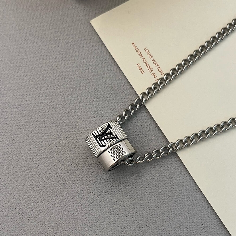 LV Damier Rings Pendant