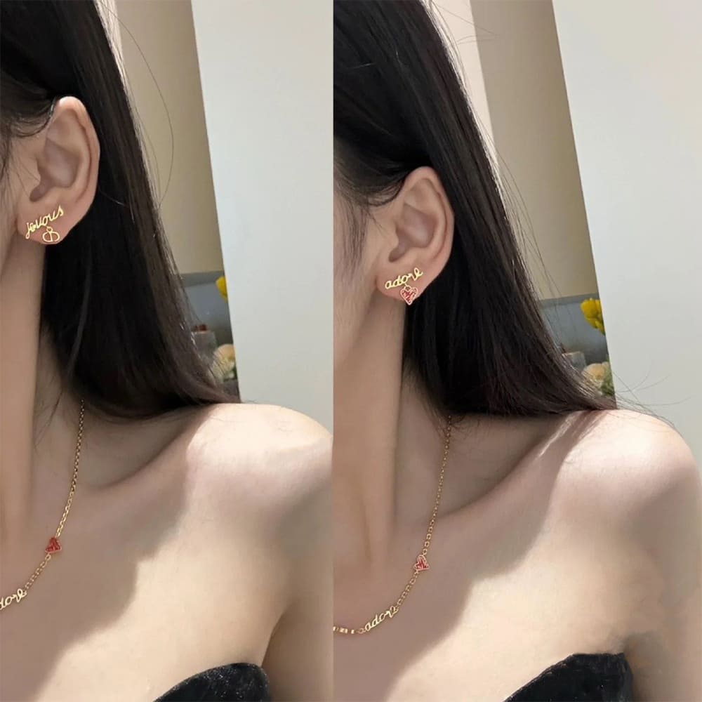 D10r D10rAMOUR JE VOUS ADORE EARRINGS