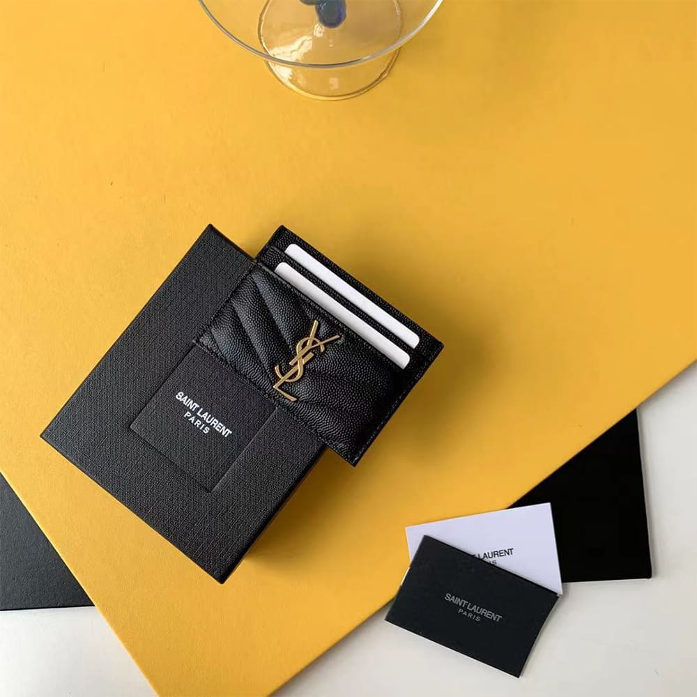 CASSANDRE MATELASS?? card case in grain de poudre leather(HIGH-END GRADE)
