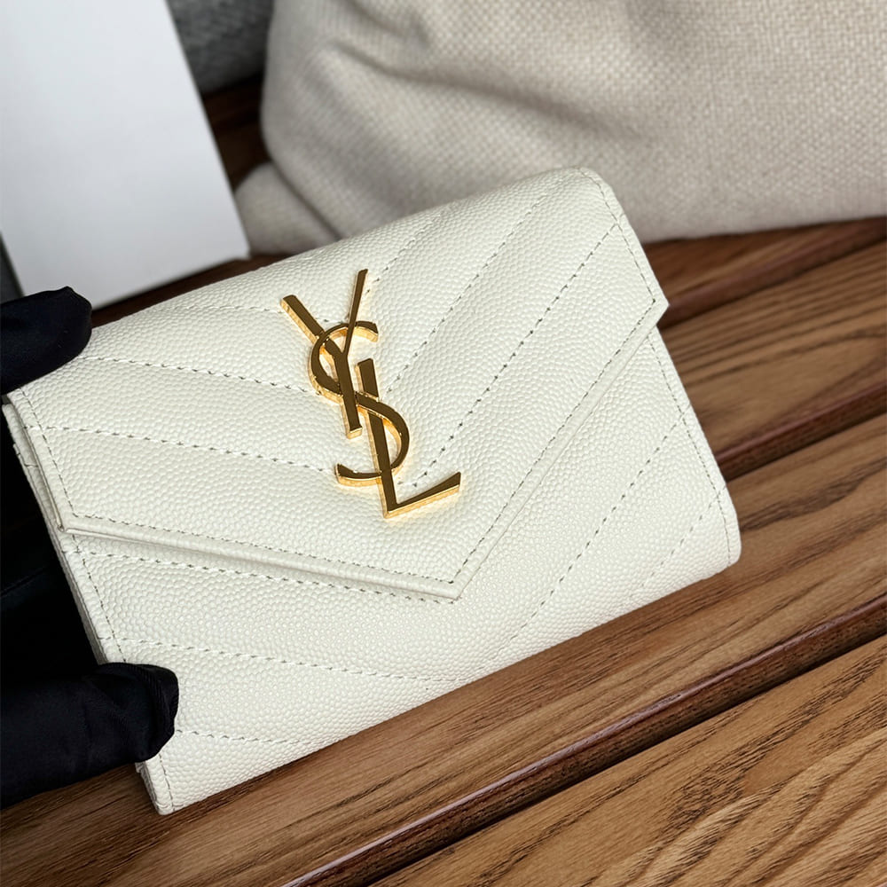 CASSANDRE MATELASS?? SMALL ENVELOPE WALLET IN GRAIN DE POUDRE LEATHER(HIGH-END GRADE)