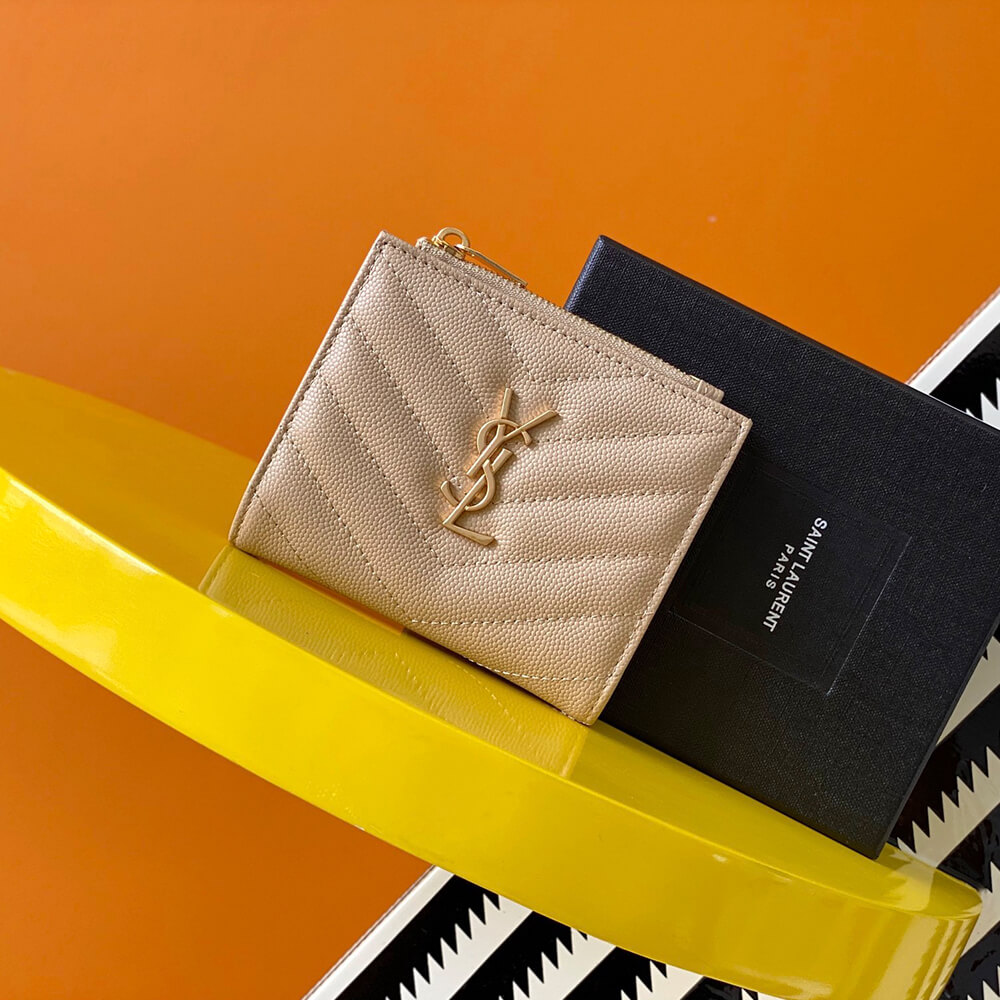 CASSANDRE MATELASS?? bi-fold wallet in grain de poudre leather(HIGH-END GRADE)