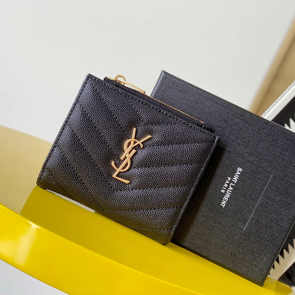 CASSANDRE MATELASS?? bi-fold wallet in grain de poudre leather(HIGH-END GRADE)