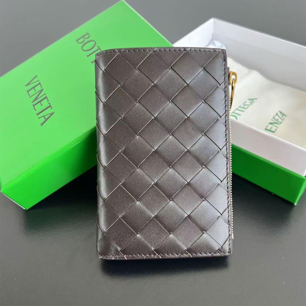 Intrecciato Medium Bi-Fold Wallet(HIGH-END GRADE)