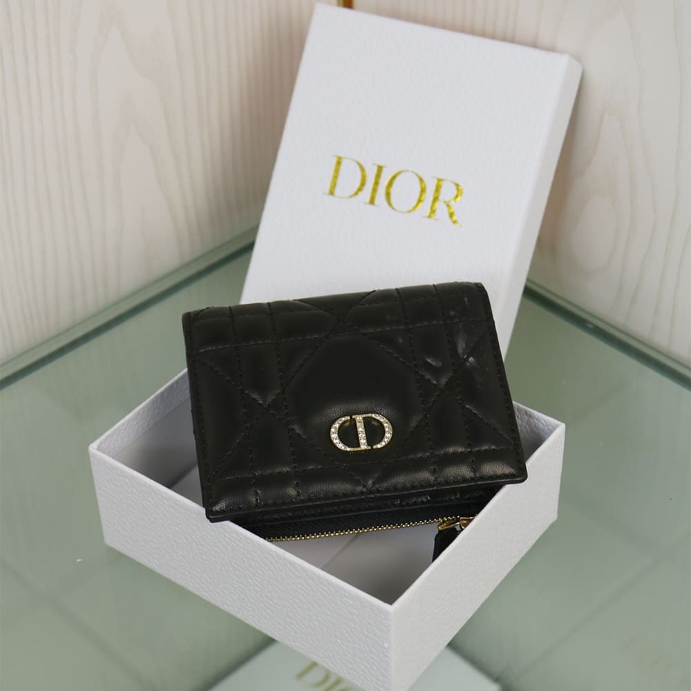 D10r Caro Dahlia Wallet with Crystals(HIGH-END GRADE)