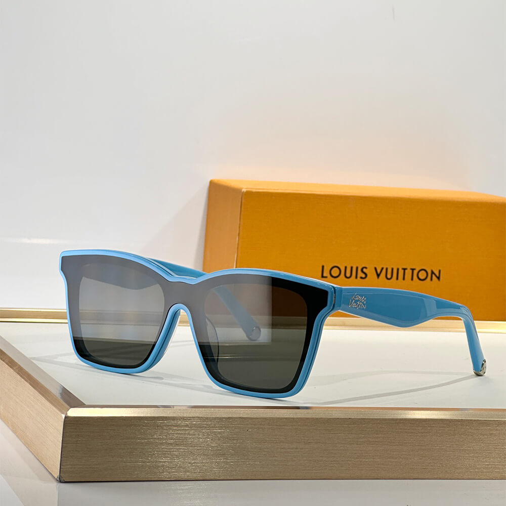 LV Script Square Sunglasses