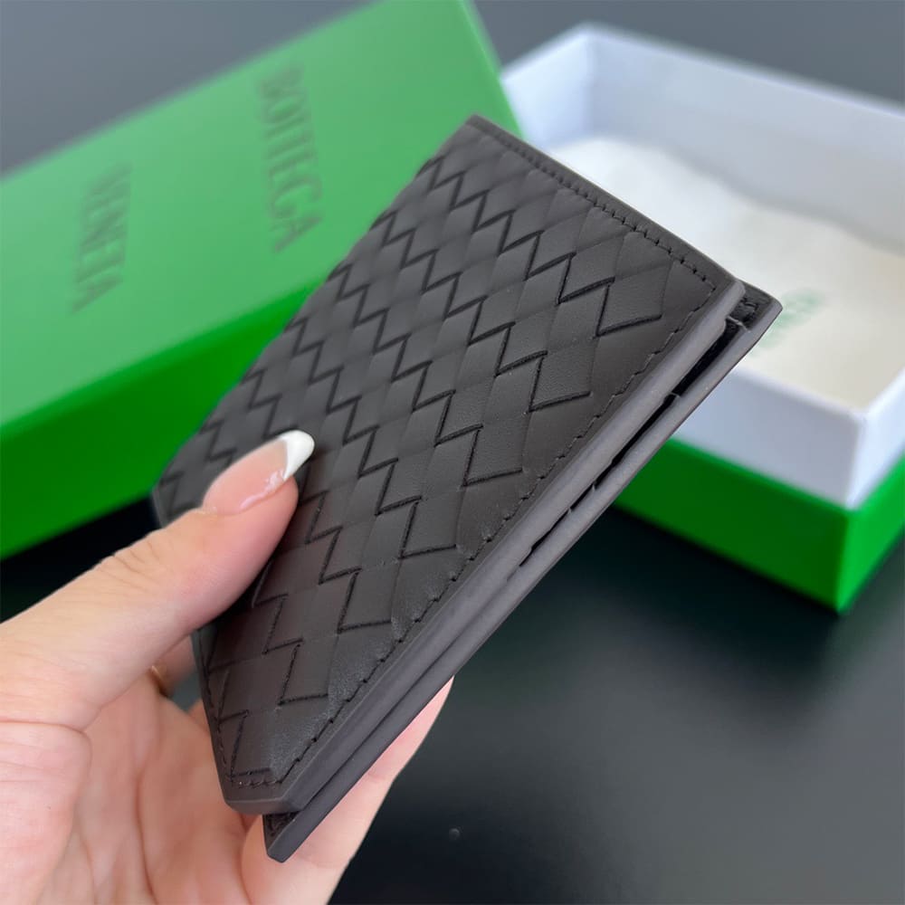 Intrecciato Piccolo Bi-Fold Wallet(HIGH-END GRADE)