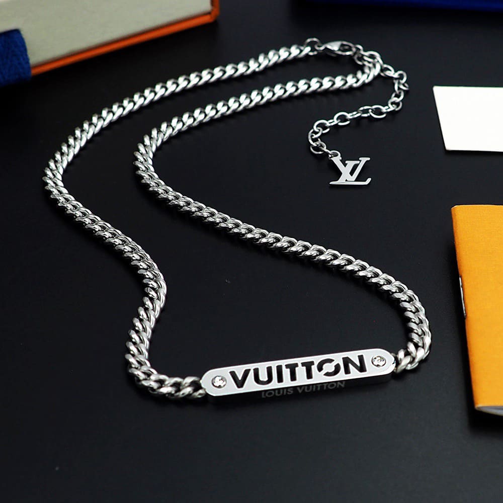 LV ID necklace