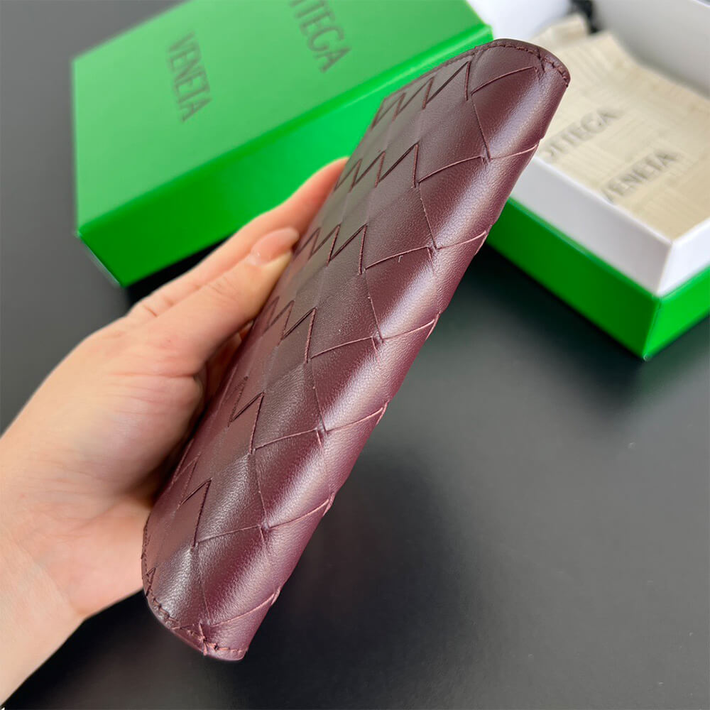 Intrecciato Medium Bi-Fold Wallet(HIGH-END GRADE)