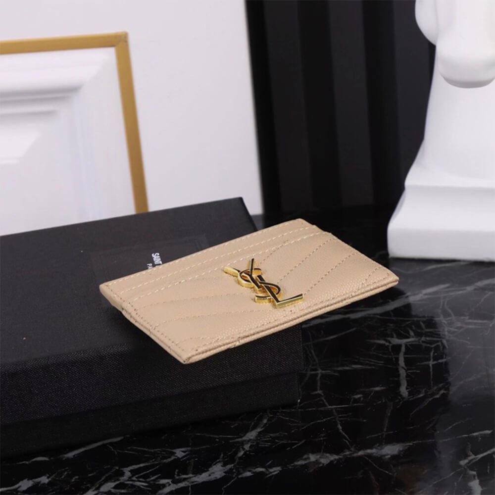 CASSANDRE MATELASS?? card case in grain de poudre leather(HIGH-END GRADE)