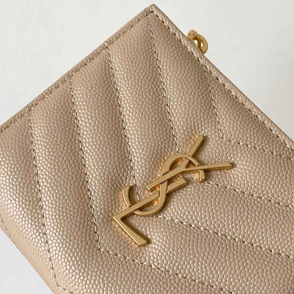 CASSANDRE MATELASS?? bi-fold wallet in grain de poudre leather(HIGH-END GRADE)