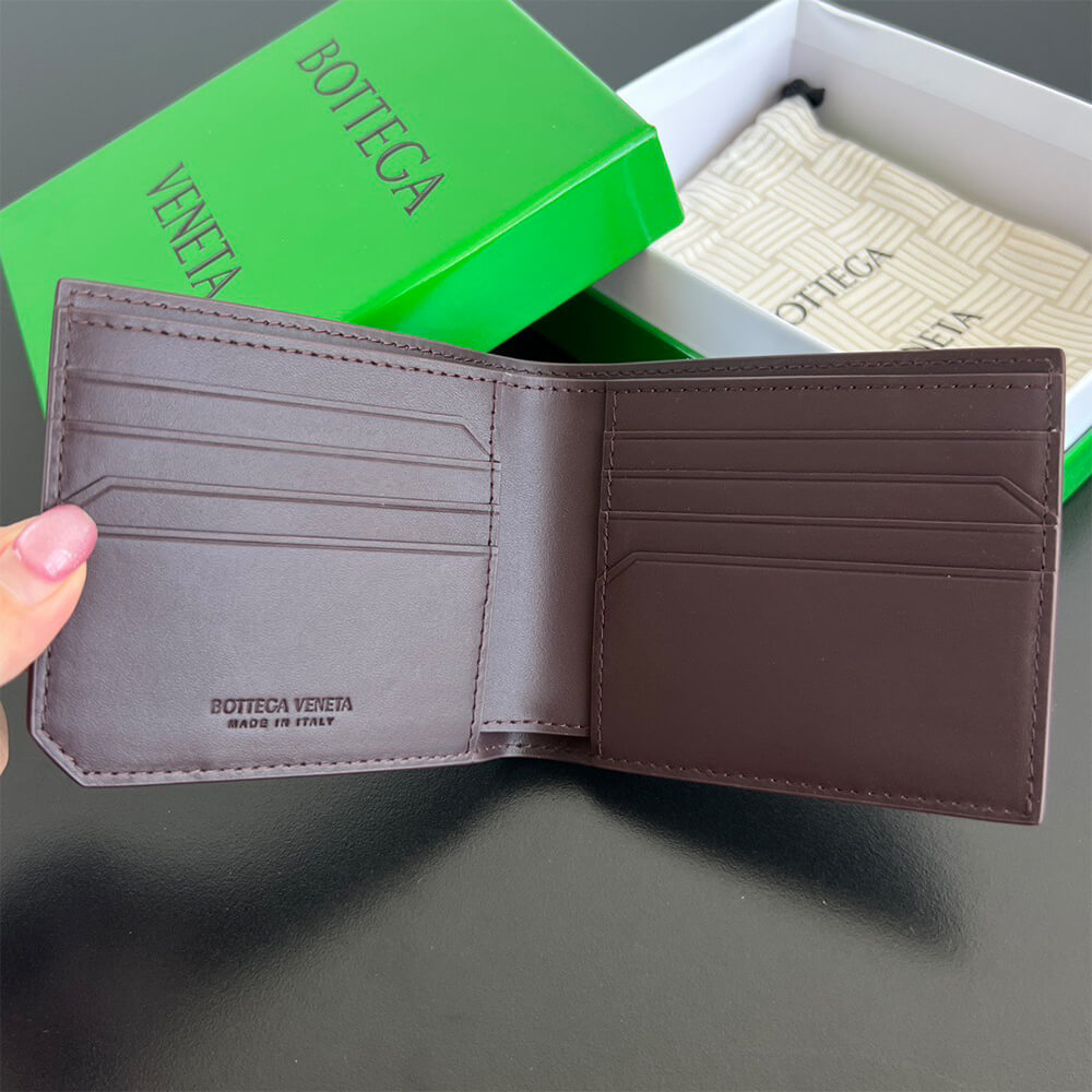 Intrecciato Piccolo Bi-Fold Wallet(HIGH-END GRADE)