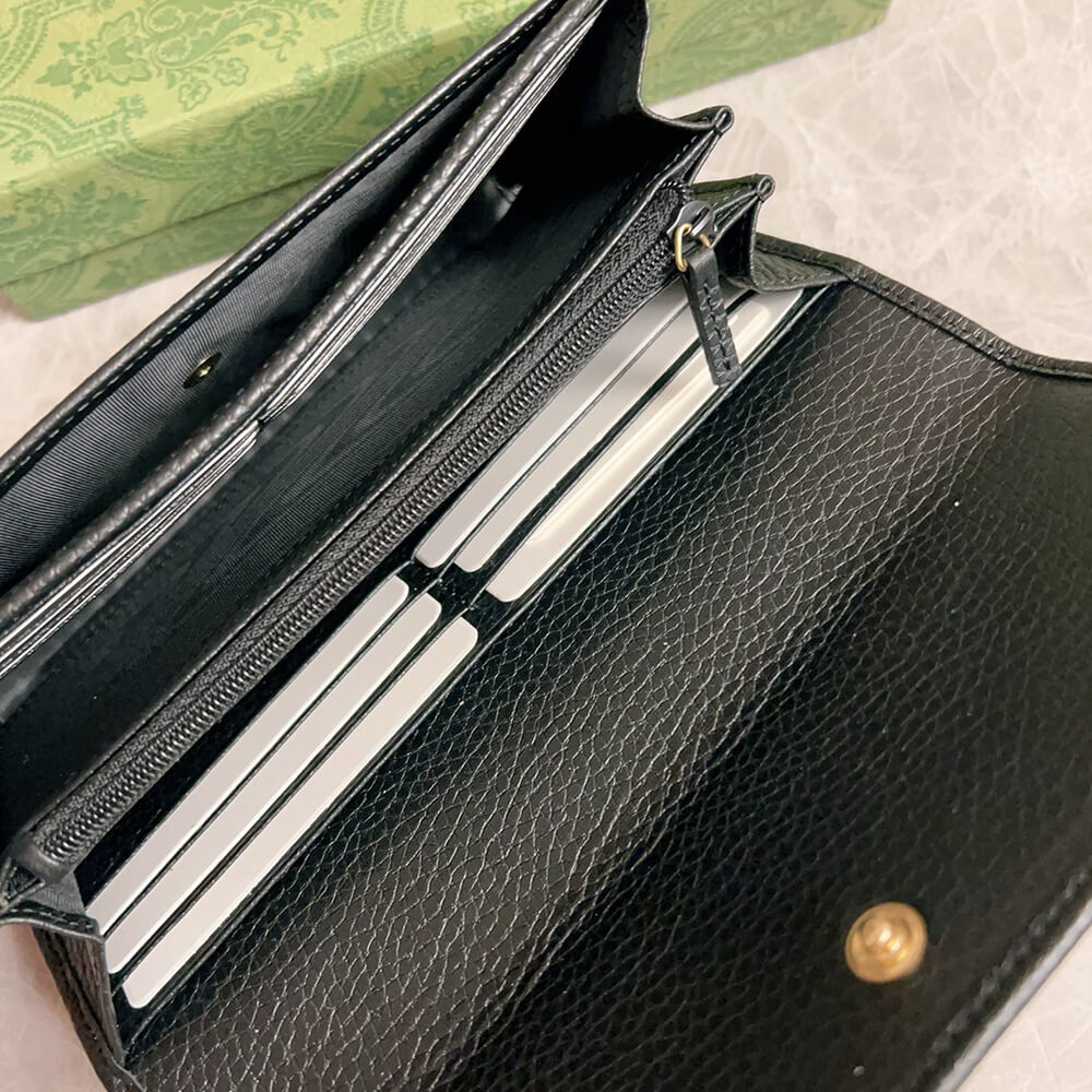 GG Marmont continental wallet(HIGH-END GRADE)