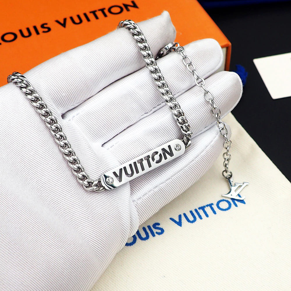 LV ID necklace