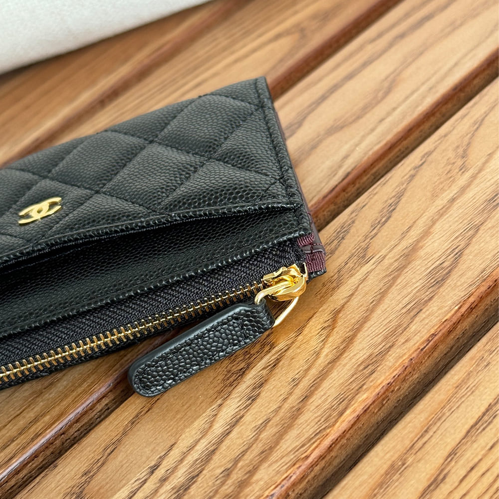 Classic Zipped Card Holder(HIGH-END GRADE)