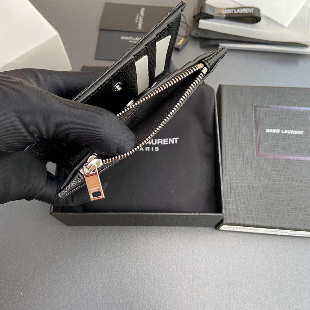 CASSANDRE MATELASS?? Fragments bi-fold wallet in grain de poudre leather(HIGH-END GRADE)