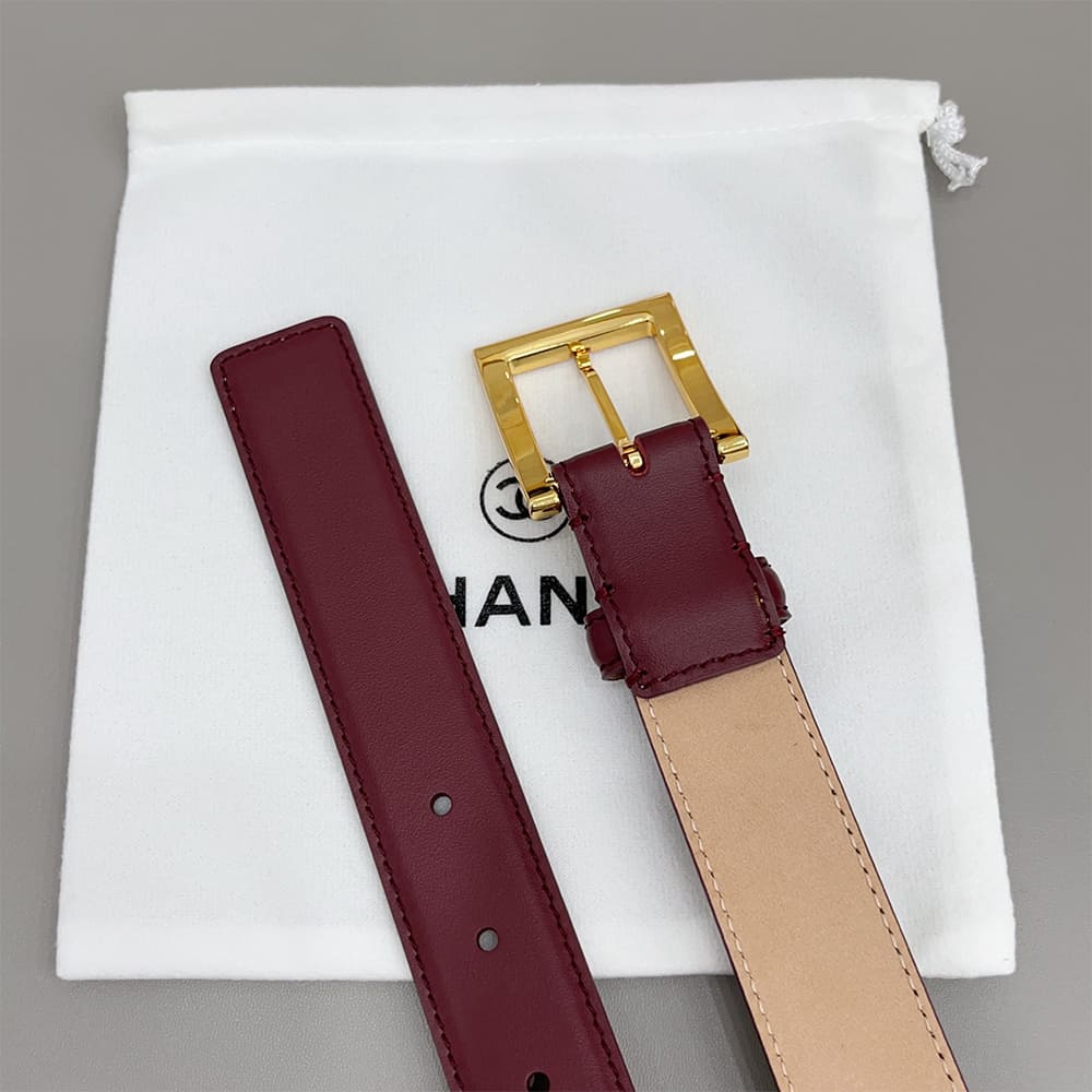 Ch**el Leather belt 30 mm