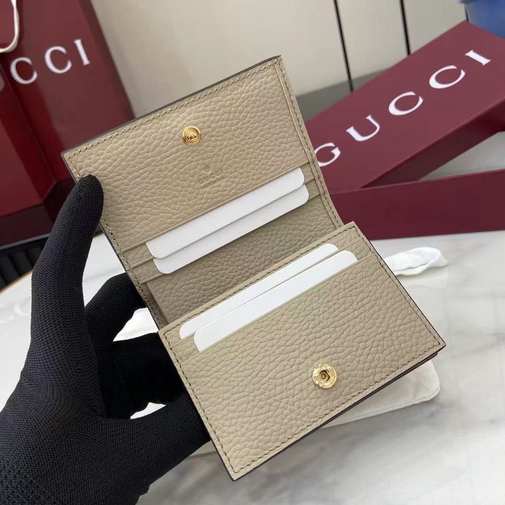 Gvc*1 Bi-color GG Marmont small wallet(HIGH-END GRADE)