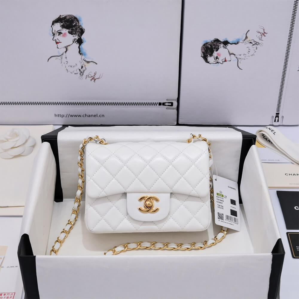 Ch**el MINI FLAP BAG