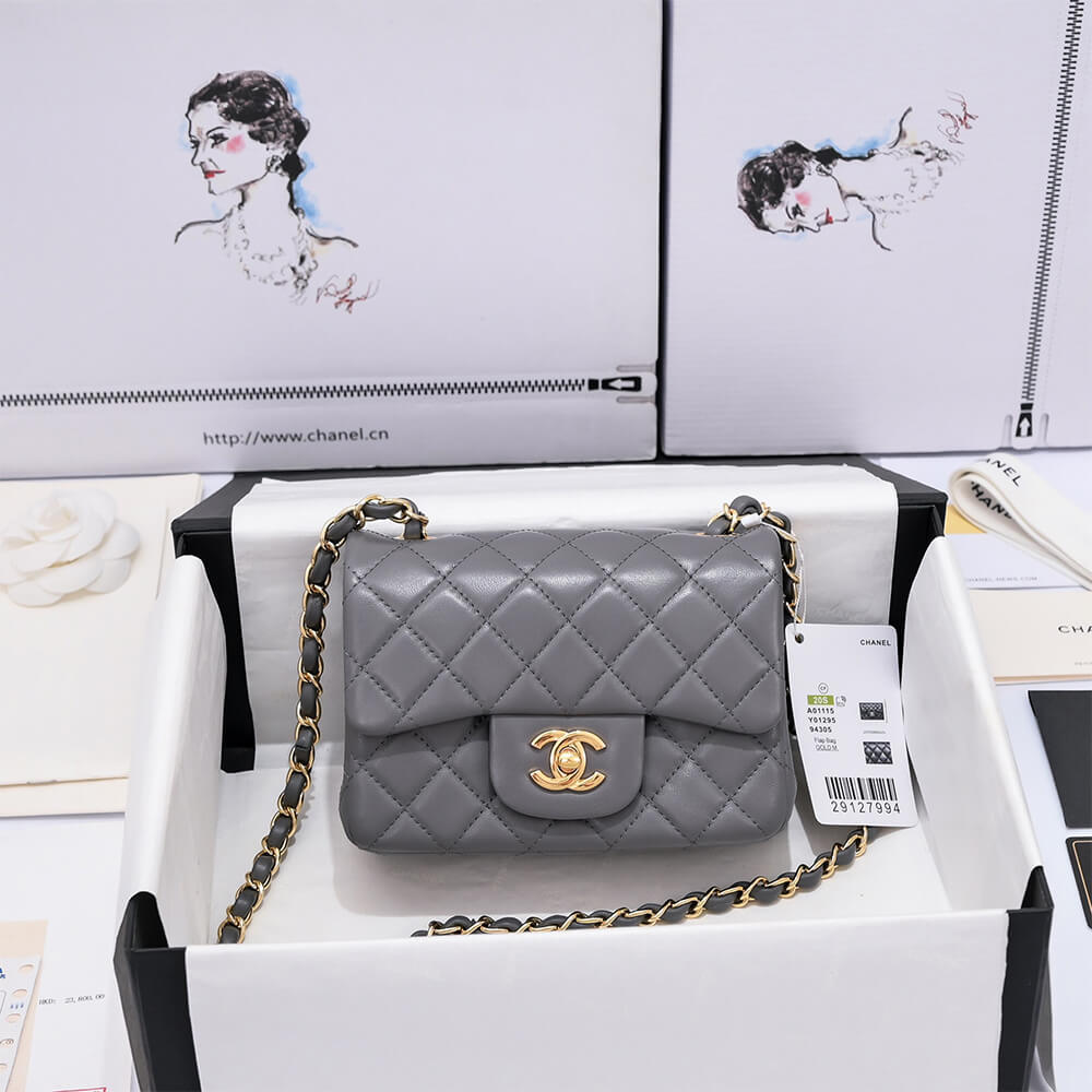 Ch**el MINI FLAP BAG