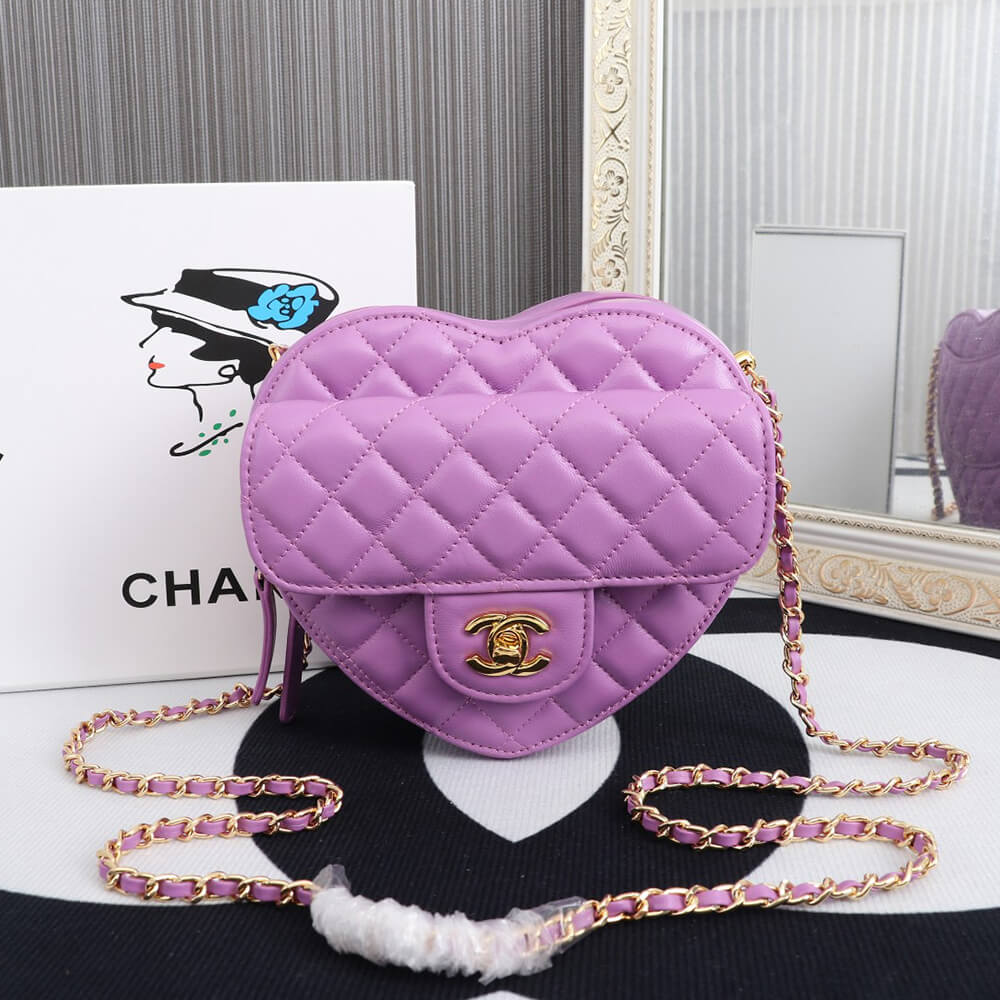 Ch**el 22s Heart Bag