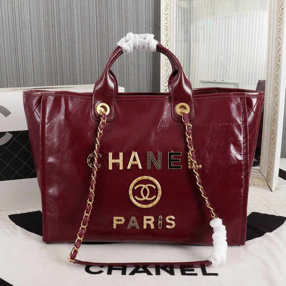 Ch**el LARGE DEAUVILLE TOTE