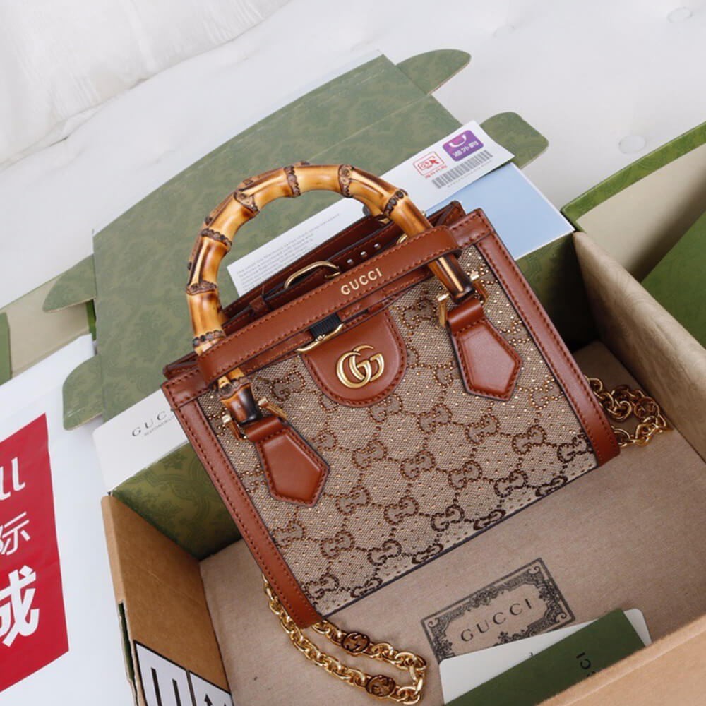 Gvc*1 Diana crystal mini tote bag(high-end grade)