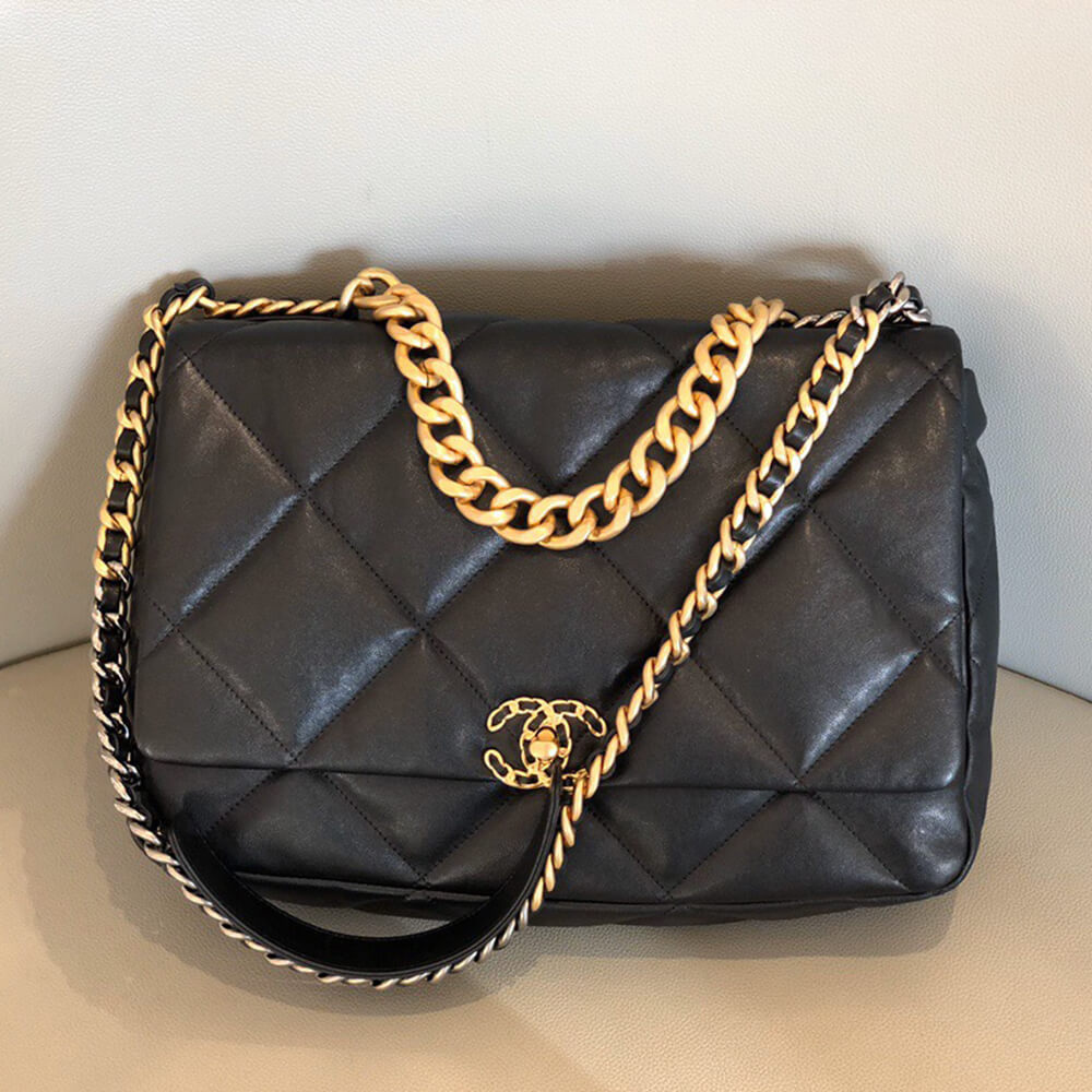 Ch**el 19 Maxi Handbag(HIGH-END GRADE)