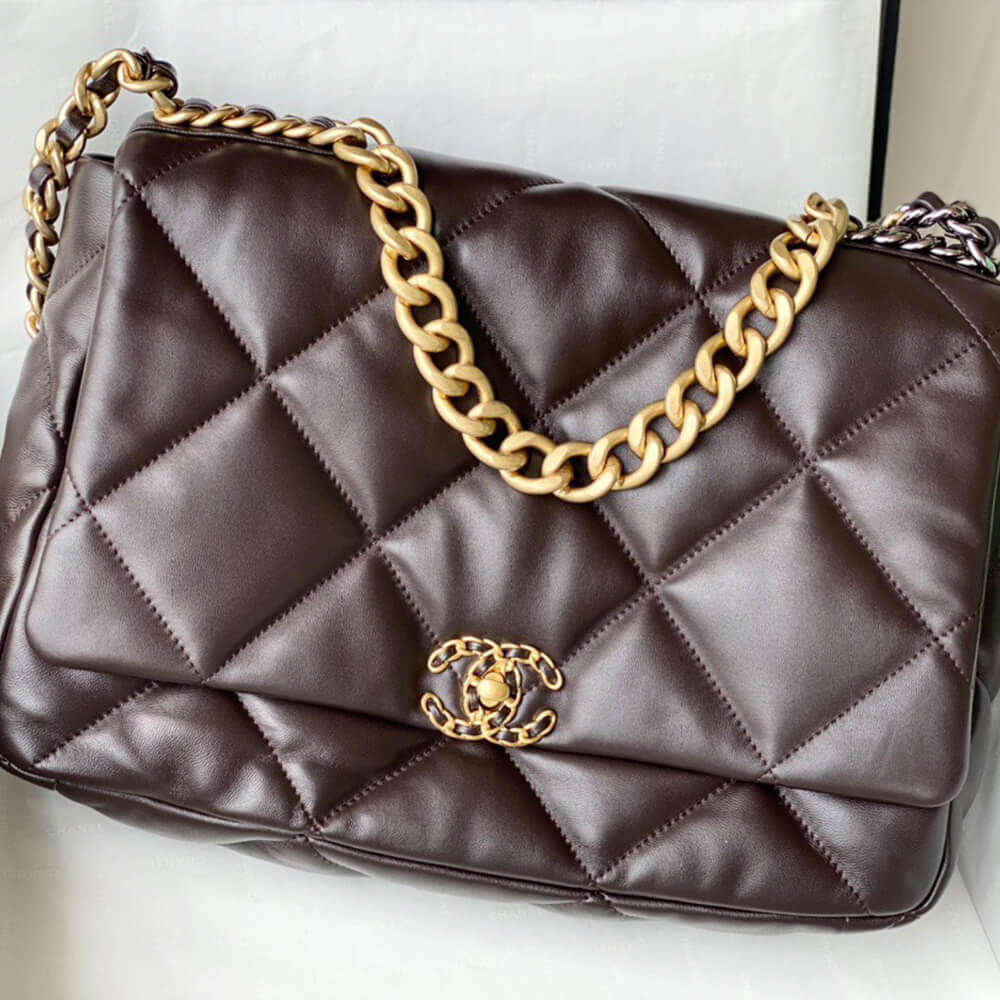 Ch**el 19 Maxi Handbag(HIGH-END GRADE)