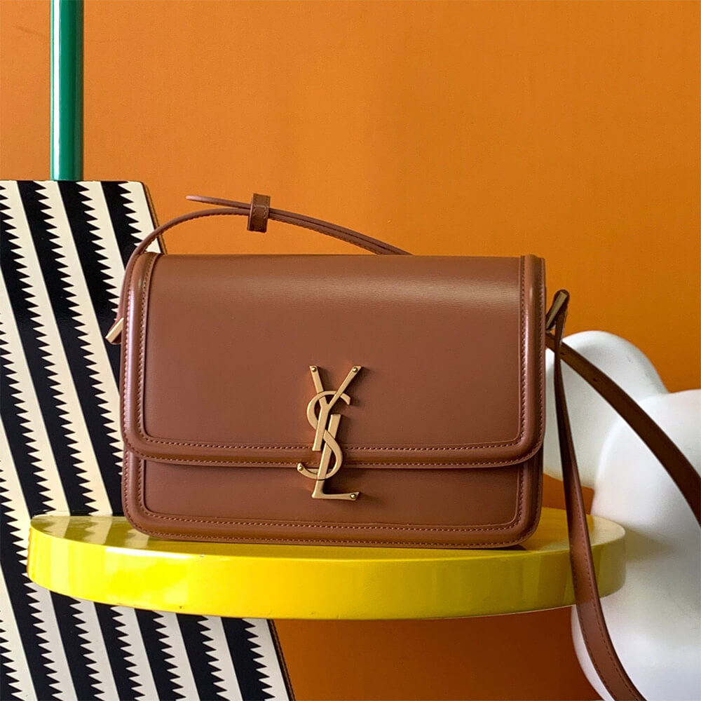 Y51 SOLFERINO MEDIUM SATCHEL IN BOX Sa1nt Lau*nt(HIGH-END GRADE)